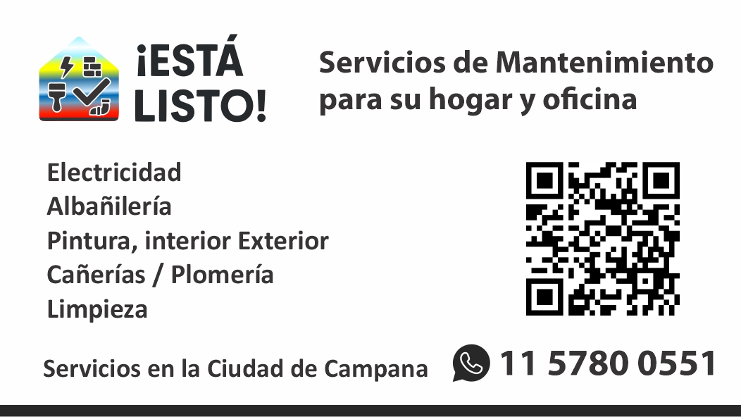 Servíos de mantenimiento en Campana! 